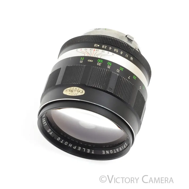 Spiratone YS 135mm f1.8 FAST Telephoto Prime Lens for Olympus OM [EXC]