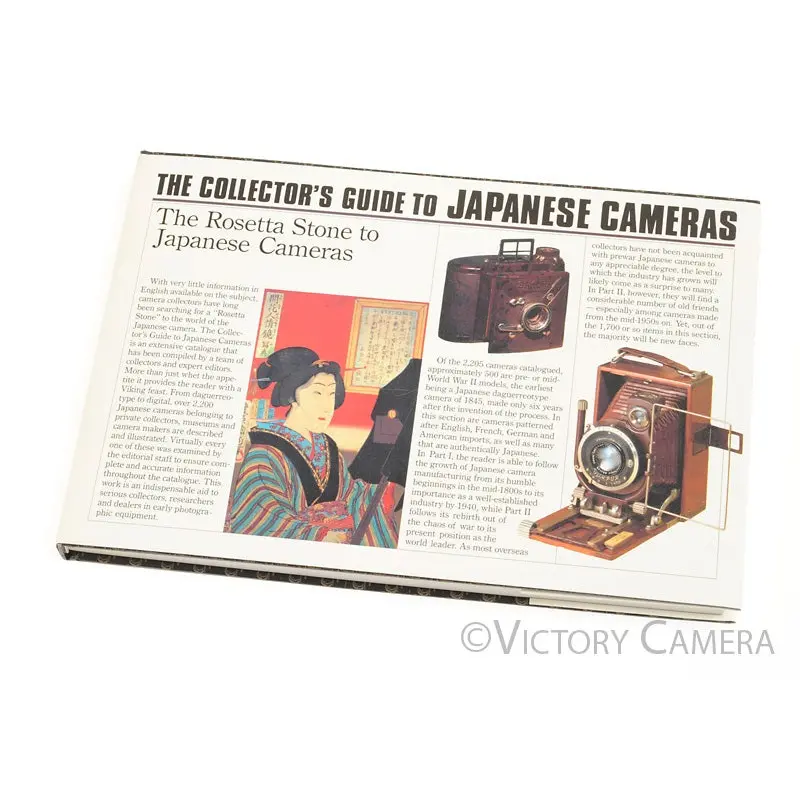 The Collector's Guide to Japanese Cameras Hardcover Book Koichi Sugiyama [EXC]