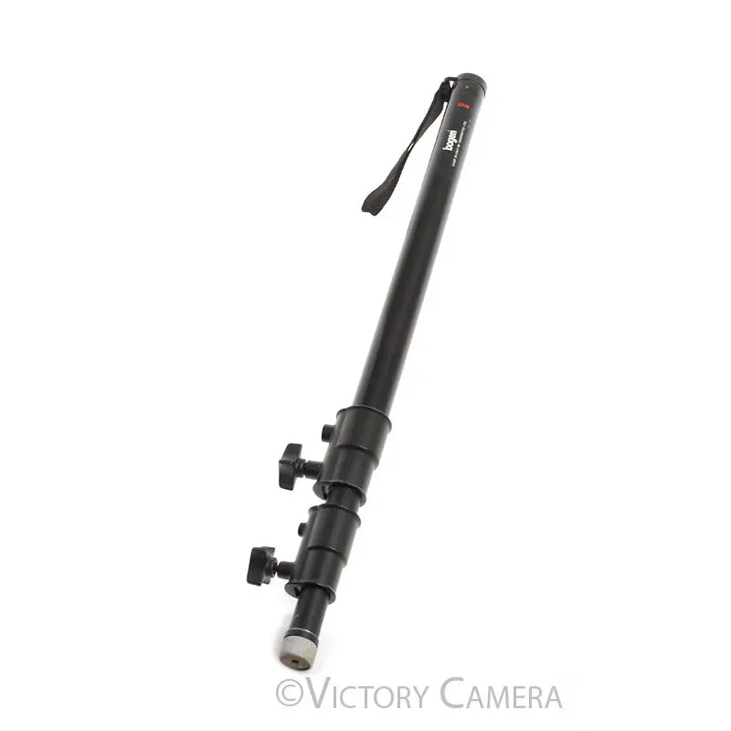 Bogen 3218 Black Professional Aluminum Monopod (~64" Tall) [EXC]