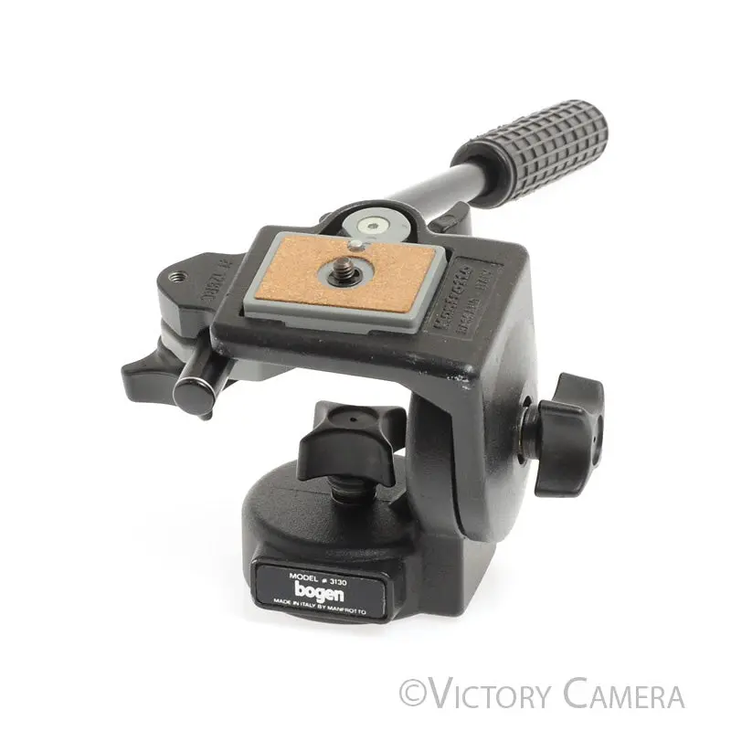 Manfrotto 128RC Micro Fluid Video Head w/ QR Plate & Arm [EXC]