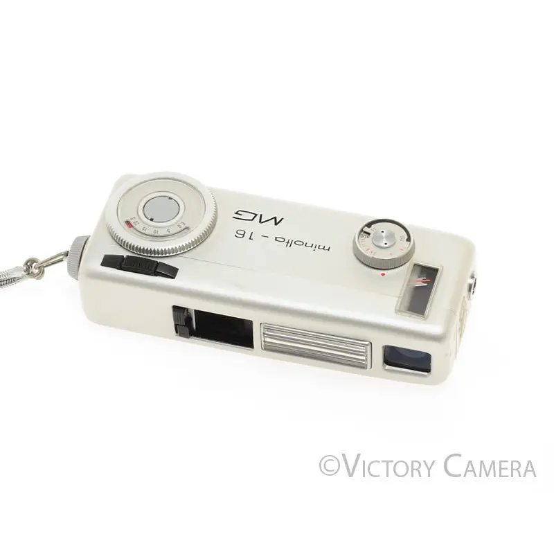 Minolta-16 MG Chrome 16mm Subminitature Spy Camera Kit [EXC]