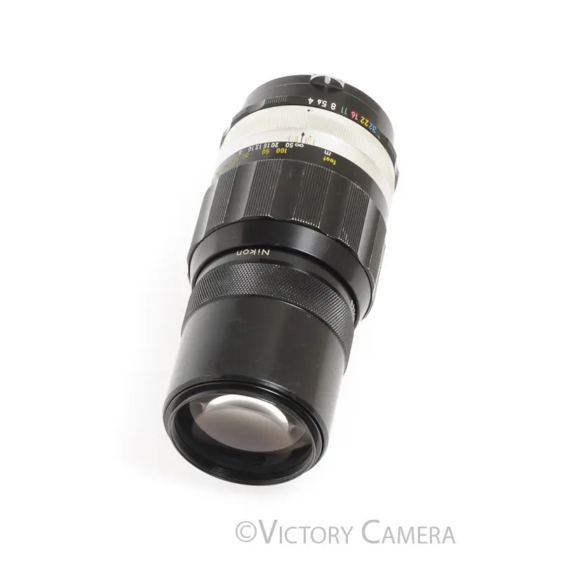 Nikon Nikkor-Q 20cm 200mm f4 Photomic non-AI Lens [EXC]