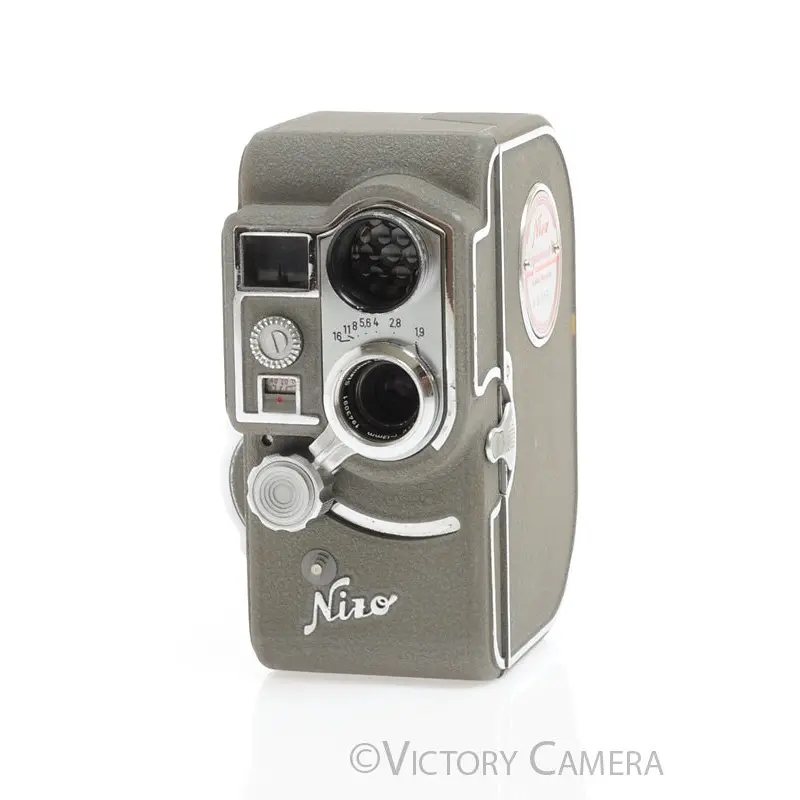 Nizo Exposomat 8 German 8mm Cine Camera w/ 26mm 13mm 6.5mm Lenses [EXC]