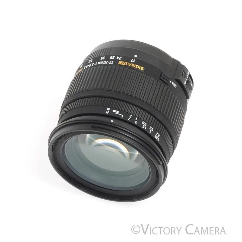 Sigma 17-70mm f2.8-4.5 Macro DC USM Zoom Lens for Nikon DX AF-S [EXC+]