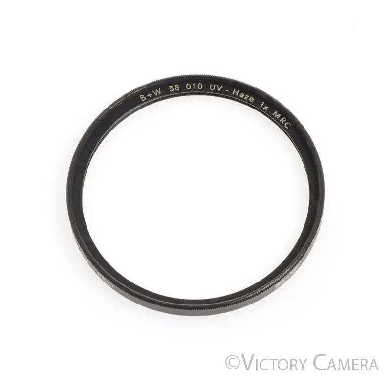 B+W 58mm 010 UV Haze 1x MRC Filter [EXC]