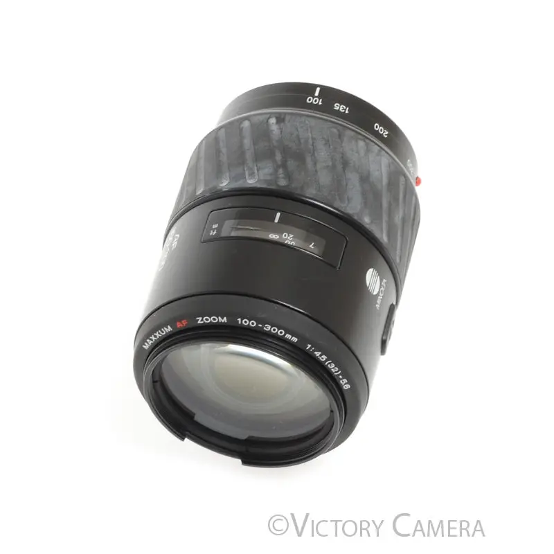 Minolta Maxxum (Sony A) 100-300mm f4.5-5.6 AF Telephoto Zoom Lens  [BAR]