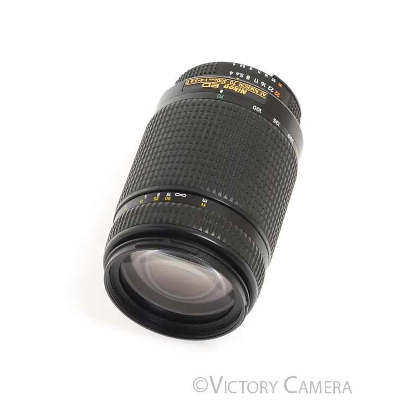 Nikon AF Nikkor 70-300mm f4-5.6 D ED Zoom Lens -Clean w/ Hood- [EXC]