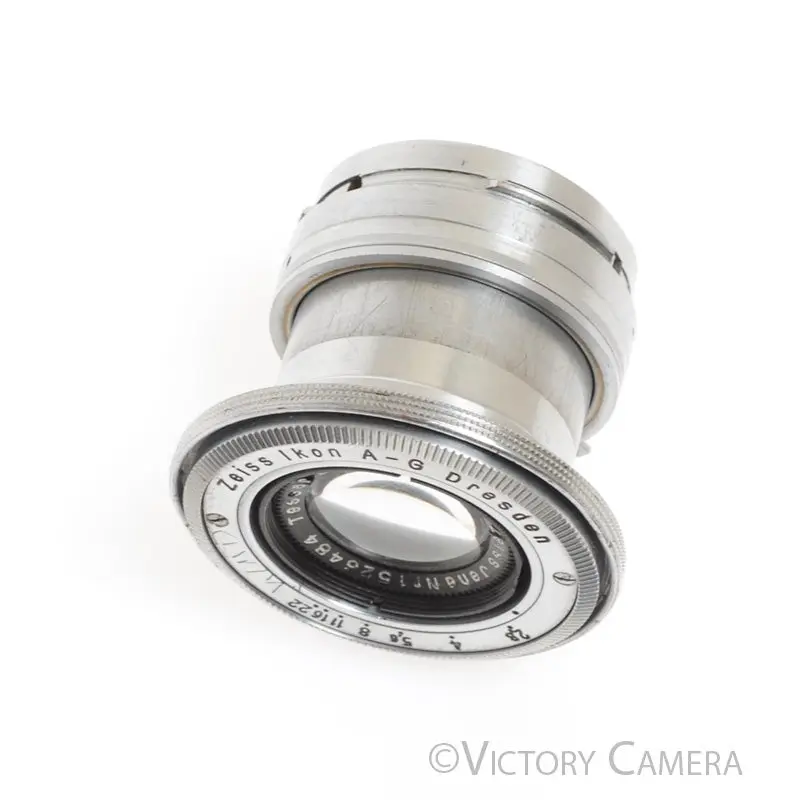 Zeiss Ikon A-G Dresden 5cm 50mm f2.8 Tessar Lens for Contax Rangefinder [EXC-]