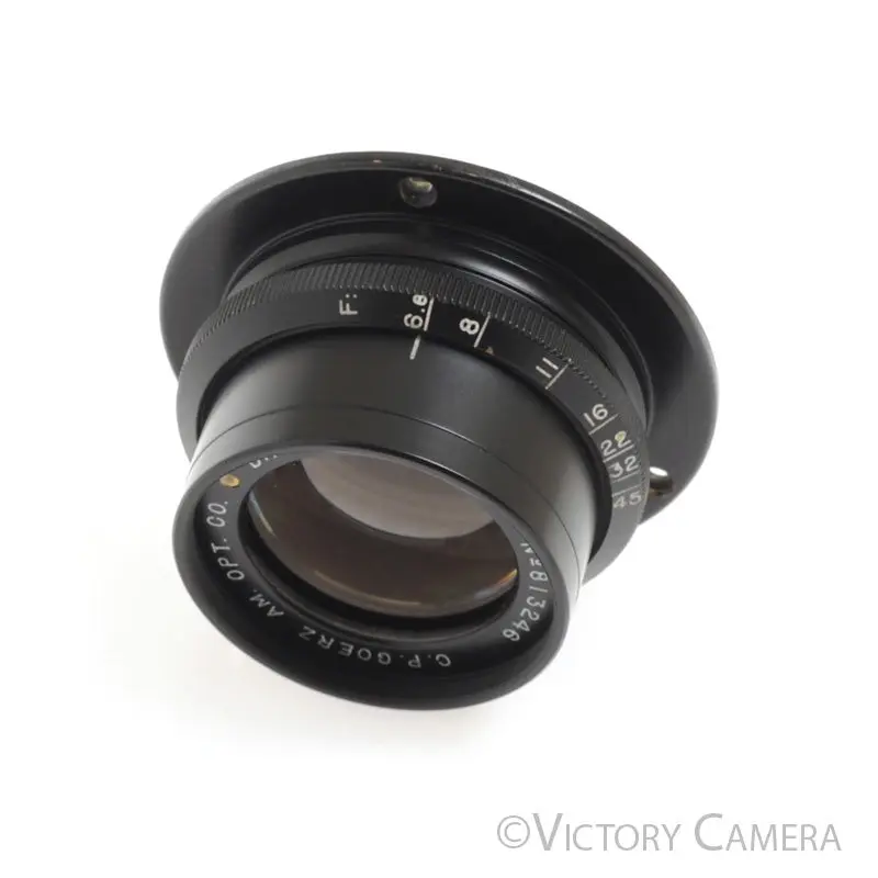 C.P. Goerz (American Optical) Gold Dot Dagor 8 1/4" (210mm) f6.8 Barrel Lens [EXC]