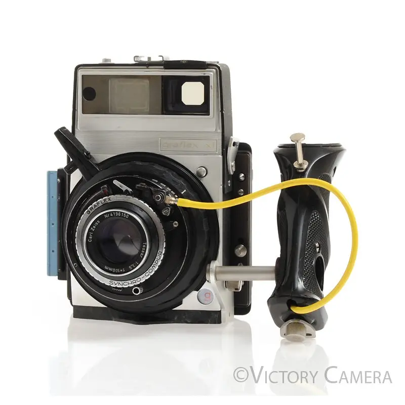 Graflex XL 6x7 Medium Format Rangefinder Camera w/ 100mm f3.5 Zeiss Lens [EXC]