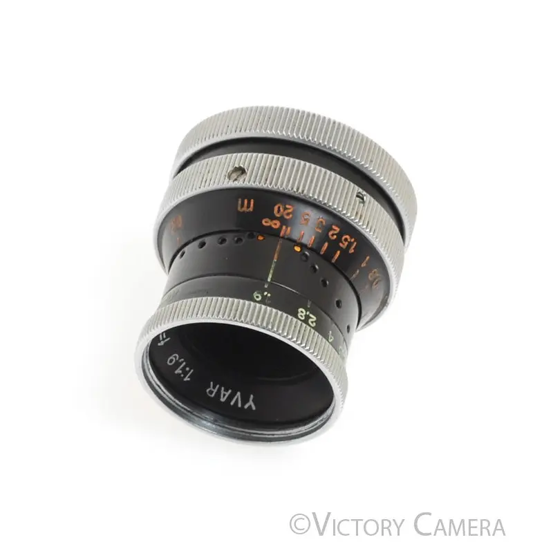 Kern-Paillard YVAR 13mm f1.9 AR D Mount 8mm Cine Lens [EXC]