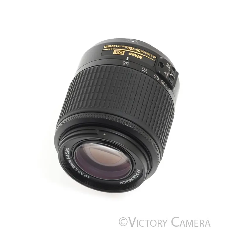 Nikon AF-S Nikkor 55-200mm f4-5.6 G ED DX VR Telephoto Zoom Lens [EXC]