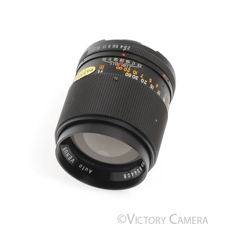 Venus 135mm f2.8 Macro Telephoto Prime Lens for Minolta w/ 2x Teleconverter [EXC]