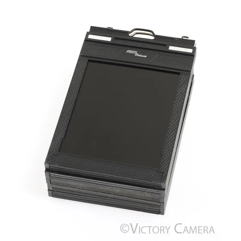 2 x Fidelity Deluxe 4x5 View Camera Film Holder [EXC]