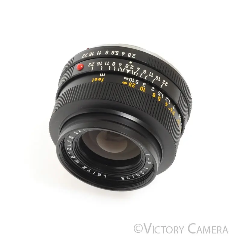 Leica Elmarit-R 35mm f2.8 3 Cam Wide Angle Lens for R Mount -Slight Haze- [EXC-]