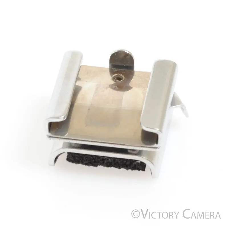 Minox Chrome Shoe Adapter for Subminiature Spy Camera  [EXC+]