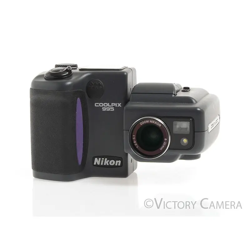 Nikon CoolPix 995 3.3MP Rotating Digital Camera Digicam [EXC]