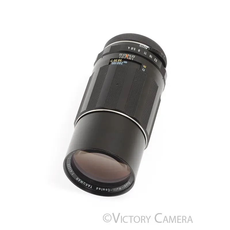Pentax Super-Takumar SMC 200mm f4 M42 Screw Mount Lens   [EXC+]