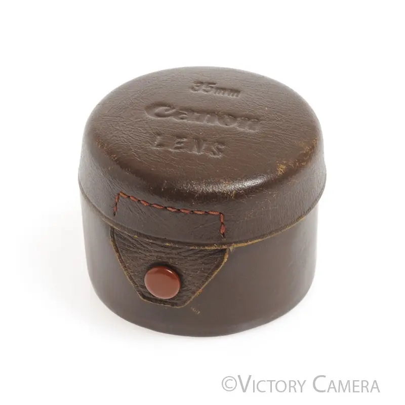 Canon Vintage Leather Case for 35mm f2 f1.8 L39 LTM Rangefinder  Lens [EXC-]