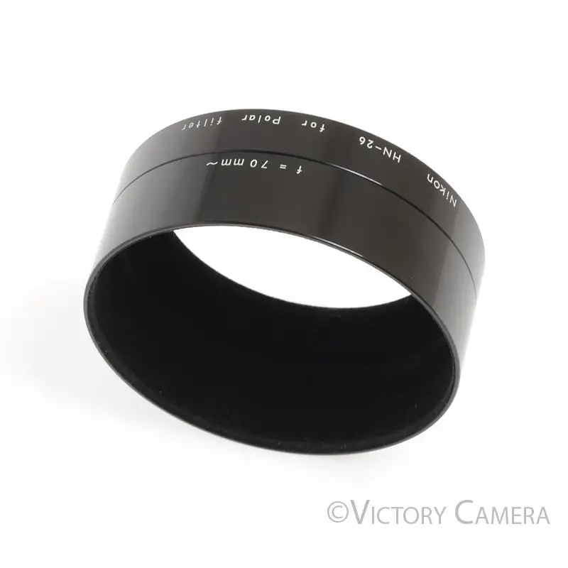 Nikon HN-26 Metal  Lens Shade / Hood for 62mm Circular Polarizing Filter  [EXC]
