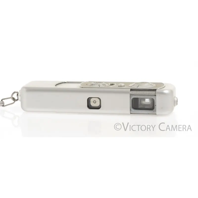 Minox III Chrome Subminiature Spy Camera With Case and Chain [EXC]