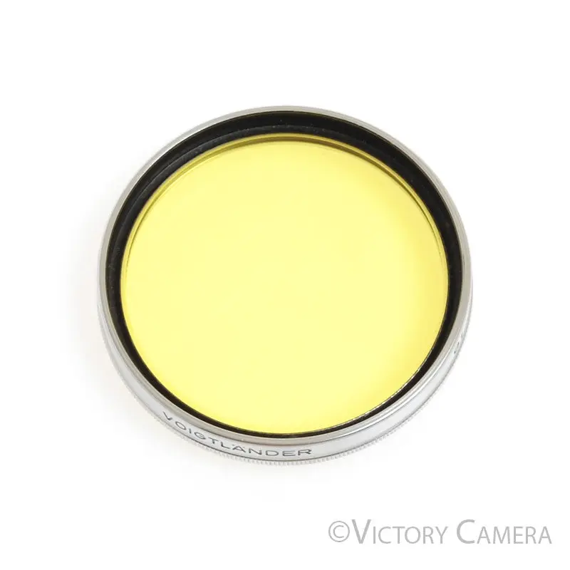 Voigtlander 47mm Push-On 301/47 G1 Yellow Filter for 50mm F1.5 Prominent Lens [EXC]