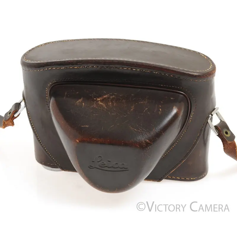 Leica Leitz Vintage Brown Leather Ever Ready Camera Case for M2 M3 M4 [EXC]