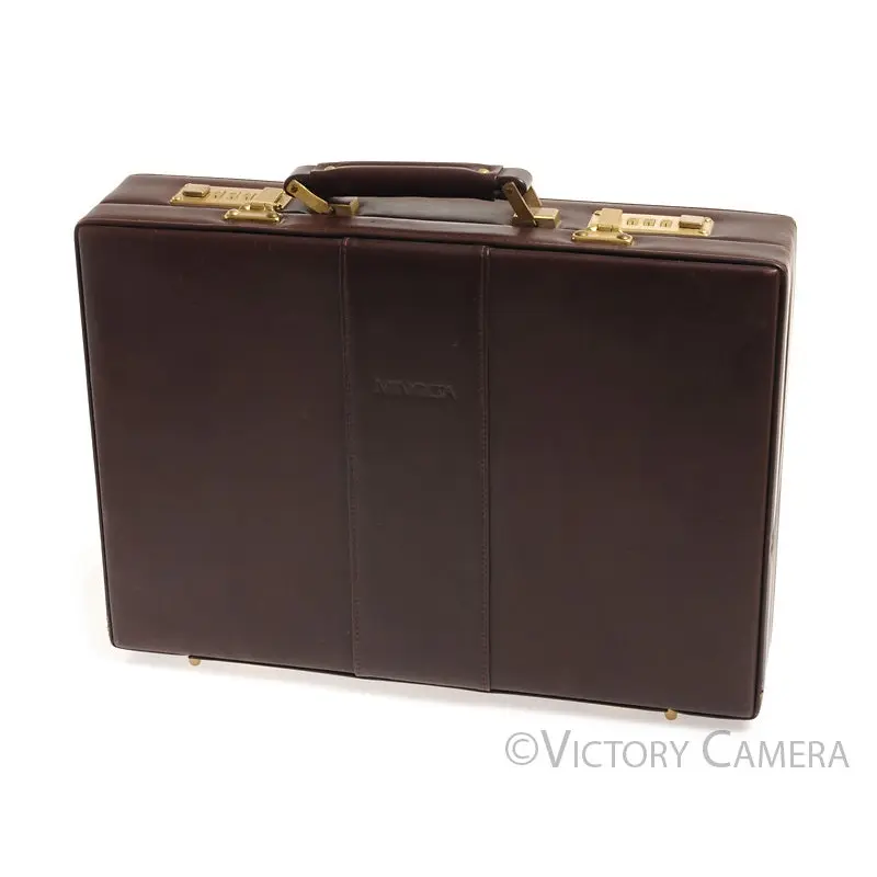Rare Minolta CLE Rangefinder Camera Leather Attache Case Briefcase [EXC+]