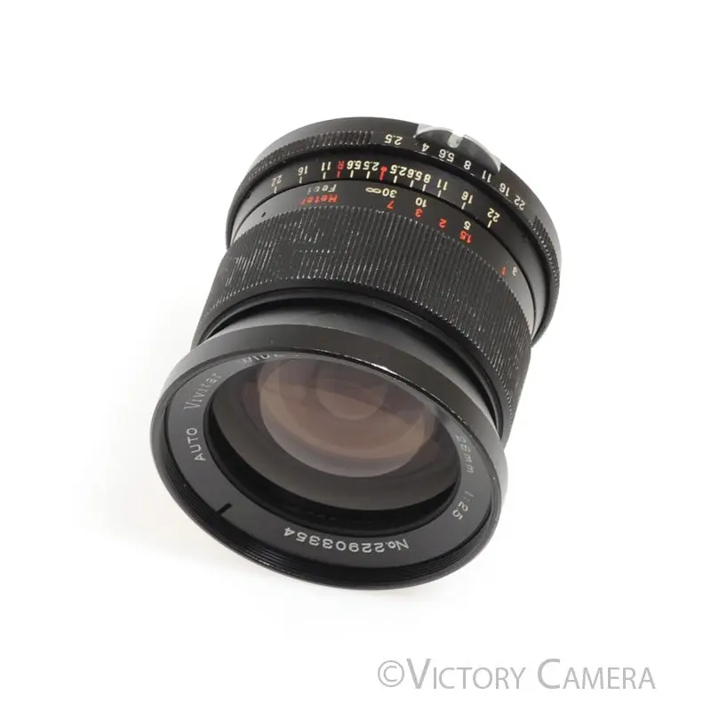 Vivitar 28mm F2.5 Auto Wide-Angle Prime Lens for Nikon Non-AI  [EXC]