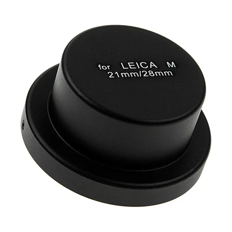 Fotodiox Premium Metal Rear Lens Cap for Leica M 21mm and 28mm Lenses