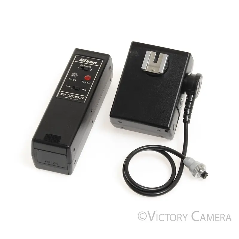 Nikon ML-1 Transmitter / Receiver Trigger Kit for F2 Motordrive [EXC]