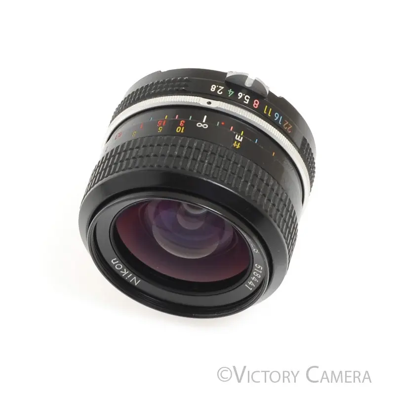 Nikon Nikkor 24mm f2.8 AI'd Wide Angle Prime Lens -Clean- [EXC]