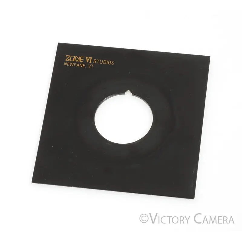 Vintage Zone VI Studios 4x5 Camera #0 Metal Lens Board 96mm x 99mm Wista Style [EXC]