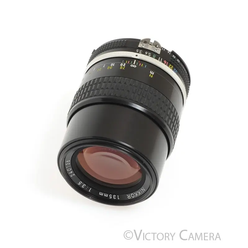 Nikon Nikkor 135mm f3.5 AI Manual Focus Lens -Clean- [EXC]