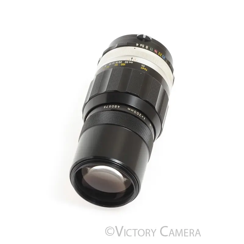 Nikon Nikkor-Q 20cm 200mm f4 Photomic Non-AI Telephoto Prime Lens [EXC-]
