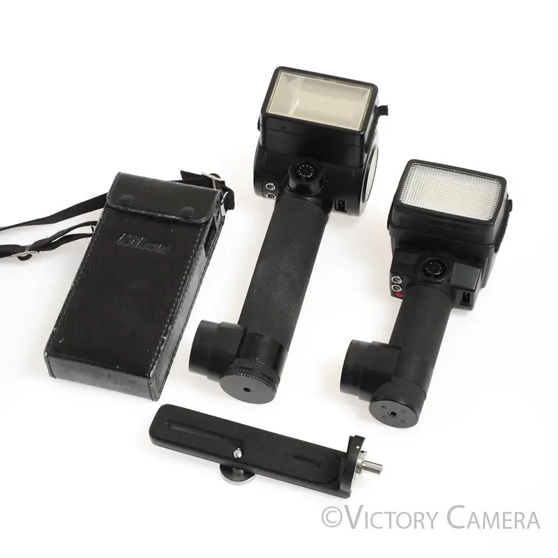 Nikon SB-11 & SB-14 Flash Kit for F3 in Nikon Aluminum Case -Rare- [EXC]