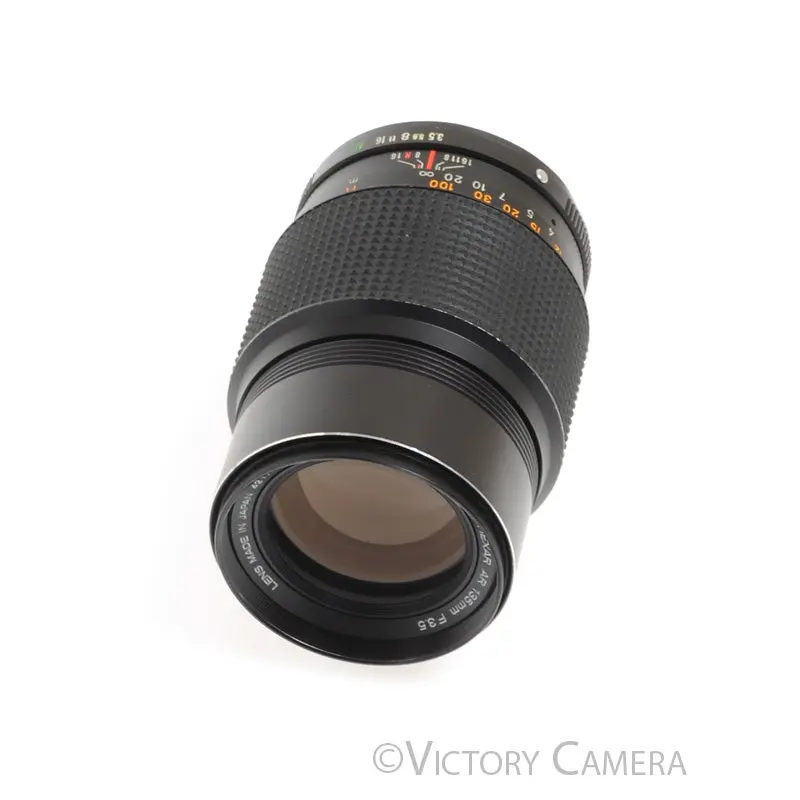 Konica Hexanon AR 135mm f3.5 Manual Focus Lens w/ Case [BAR]