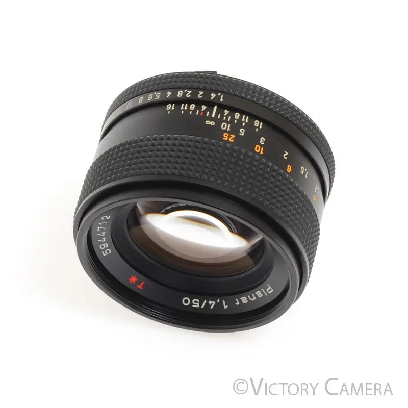 Carl Zeiss Planar T* 50mm F1.4 Standard Prime Lens for Yashica / Contax [EXC]
