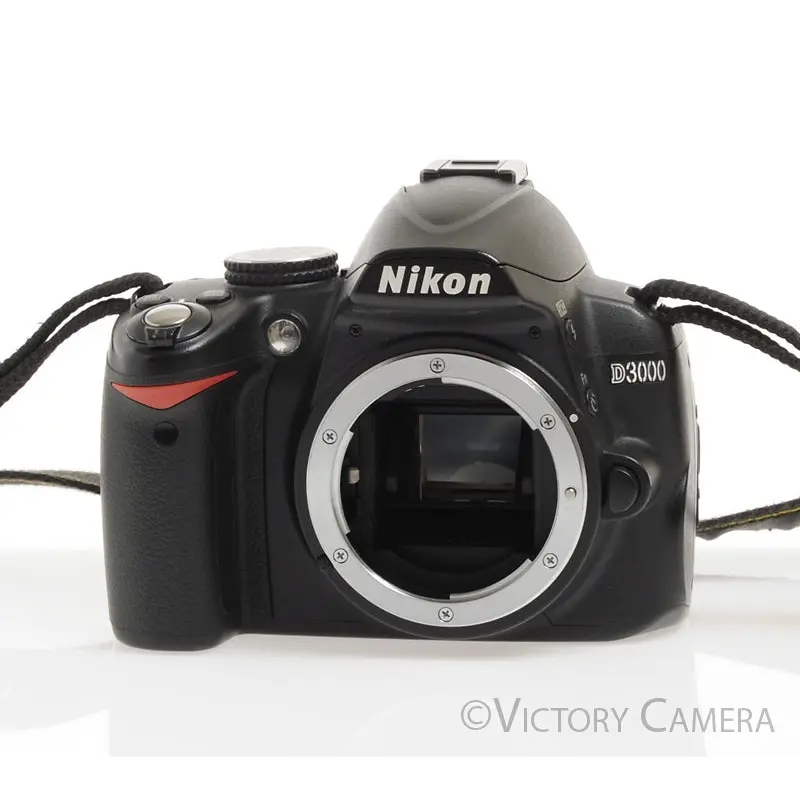 Nikon D3000 10.2mp Digital SLR Camera Body ~2,700 Shots [BAR]