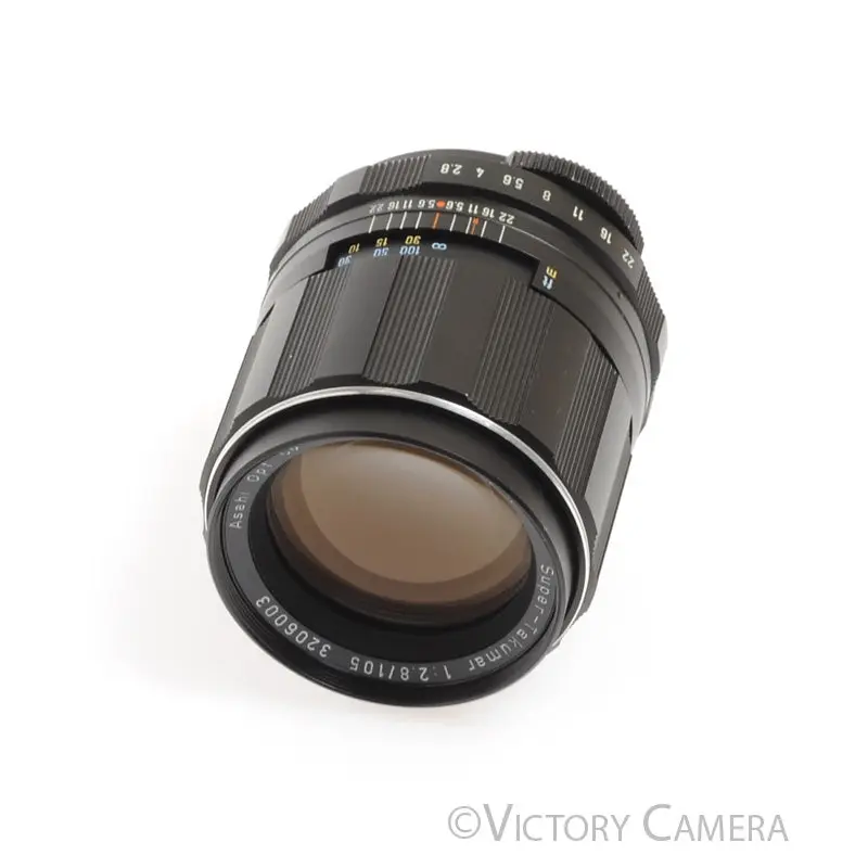 Pentax Super Takumar 105mm f2.8 Telephoto Lens for M42 Screw Mount [EXC]