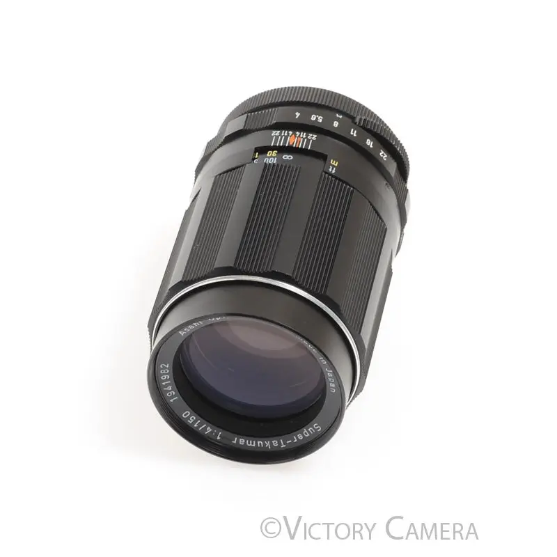 Pentax Super Takumar 150mm f4 Telephoto Lens for M42 Screw Mount [EXC+]