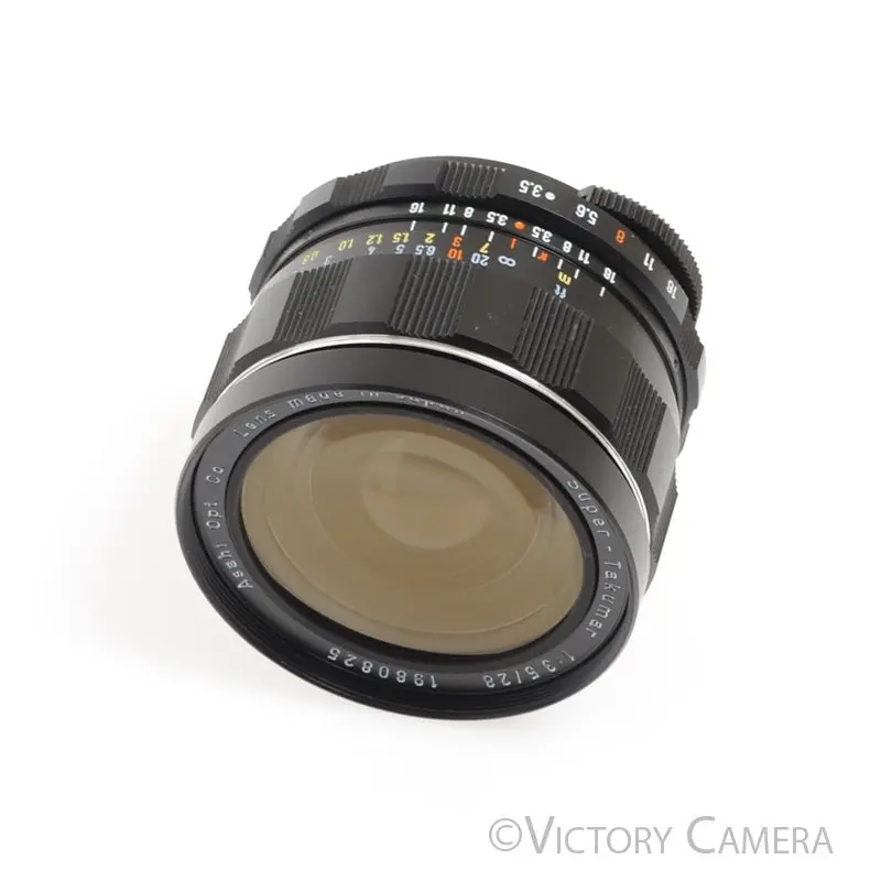 Pentax Super-Takumar 28mm f3.5 Wide Angle Lens for M42 Screw Mount [EXC+]