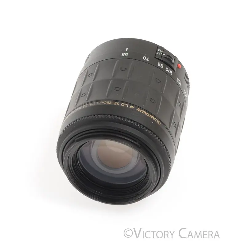 Quantaray AF LD 55-200mm f4-5.6 Telephoto Zoom Lens for Canon EF [EXC]