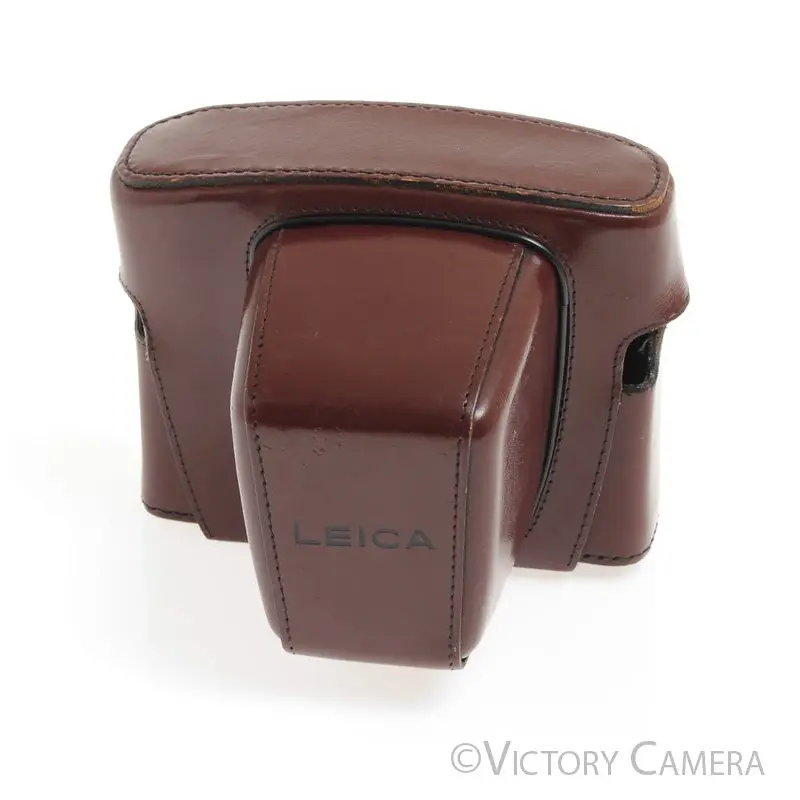 Leica R3 Ox Blood Red Leather Ever Ready Camera Case [EXC]