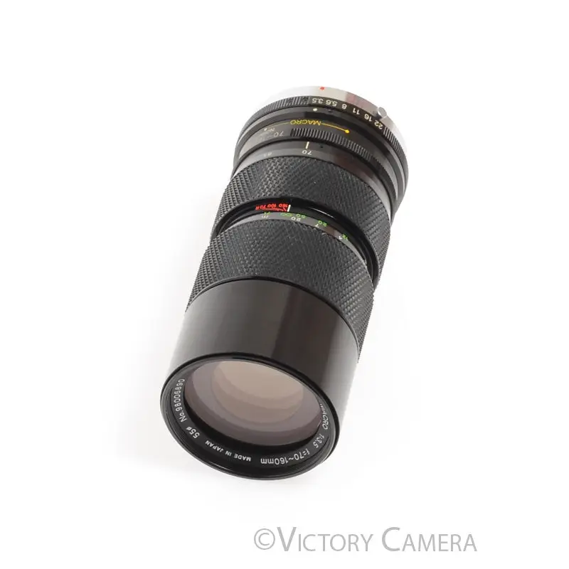 Soligor C/D 70-160mm f3.5 Telephoto Zoom Lens for Olympus OM [EXC+]