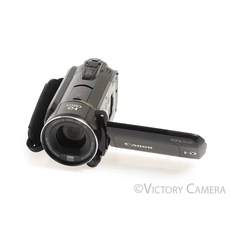 Canon Vixia HF S20 8MP Full HD Dual SD Camcorder 32GB Built-in Memory [EXC]
