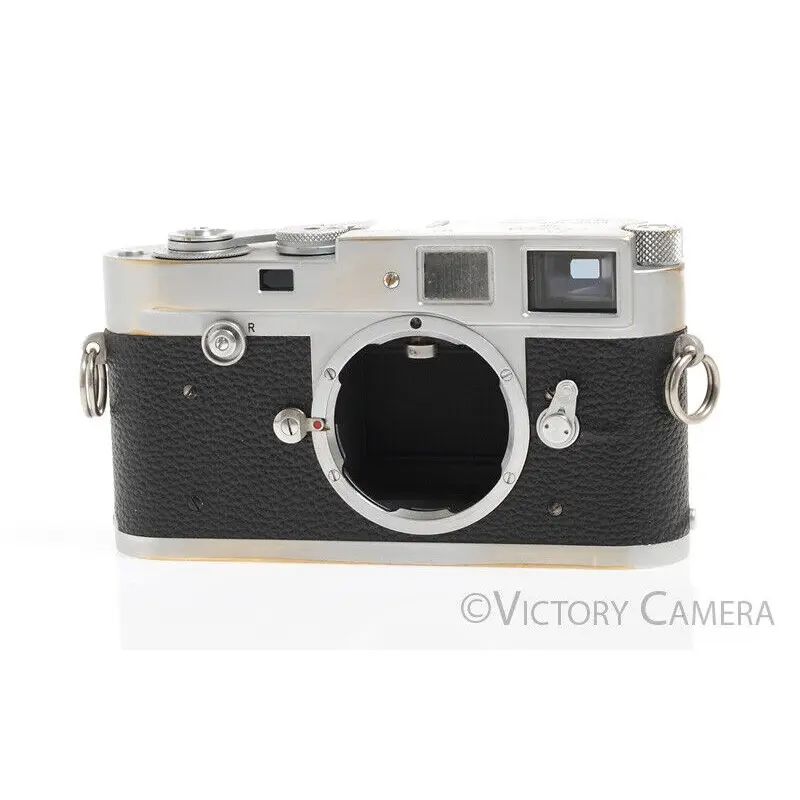 Leica M2 Chrome 35mm Rangefinder Camera Body w/ Upgraded Finder -YYE CLA- [EXC-]