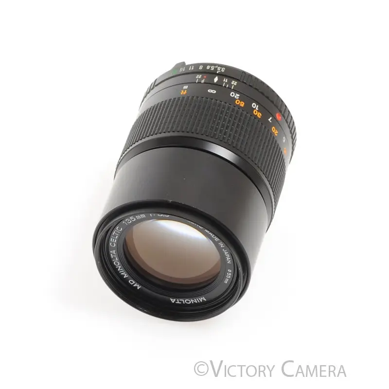 Minolta MC Celtic 135mm f3.5 MD Telephoto Lens [EXC]