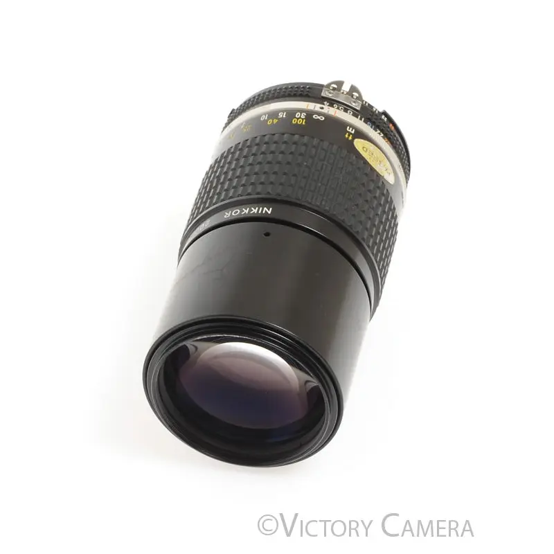 Nikon Nikkor 200mm f4 AI-S Manual Focus Telephoto Prime Lens [EXC+]