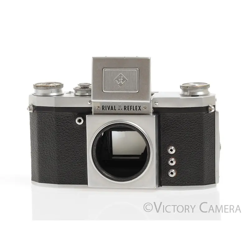 KW Rival Reflex 35 MX Chrome 35mm SLR w/ WLF (Needs CLA) [AS-IS]